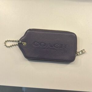 Navy blue coach wallet